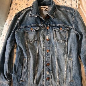 Oversized Small Madewell Jean Jacket, worn once, no tags